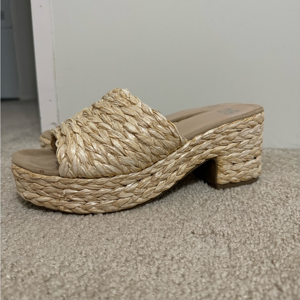 Women's Woven Platform Sandals